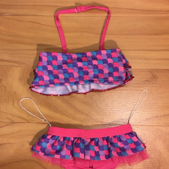 SOLD Build A Bear 2 Piece Bikini Swimsuit - Picture 2 of 8
